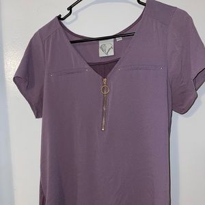 WOMENS purple blouse
